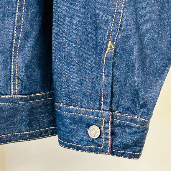 Rene Derhy Collection Denim Jacket & Sleeveless Top Set Size S Vintage - Picture 8 of 16